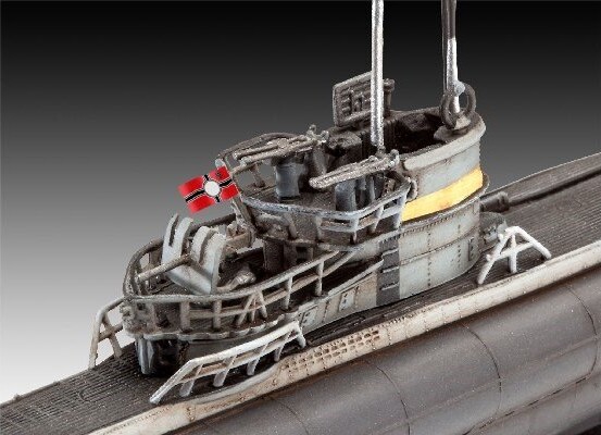 Revell - German Submarine Type Vii C41 Ubåd Byggesæt - 1 350 - Level 4 -
