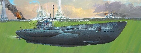 Revell - German Submarine Type Vii C41 - 1 72 - Level 5 - 05163