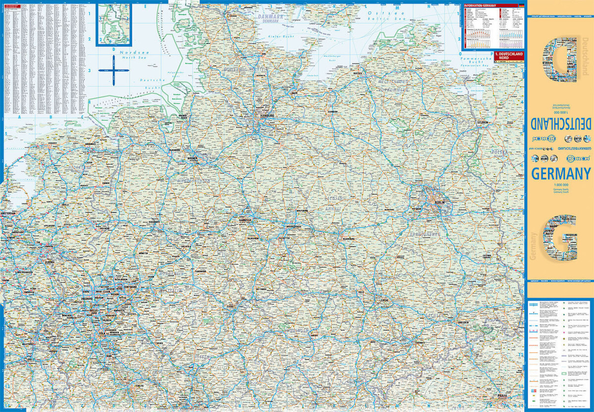 Germany Deutschland - Borch Maps