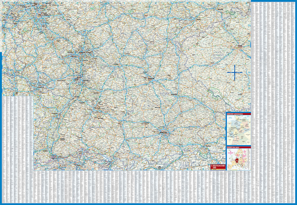 Germany Deutschland - Borch Maps