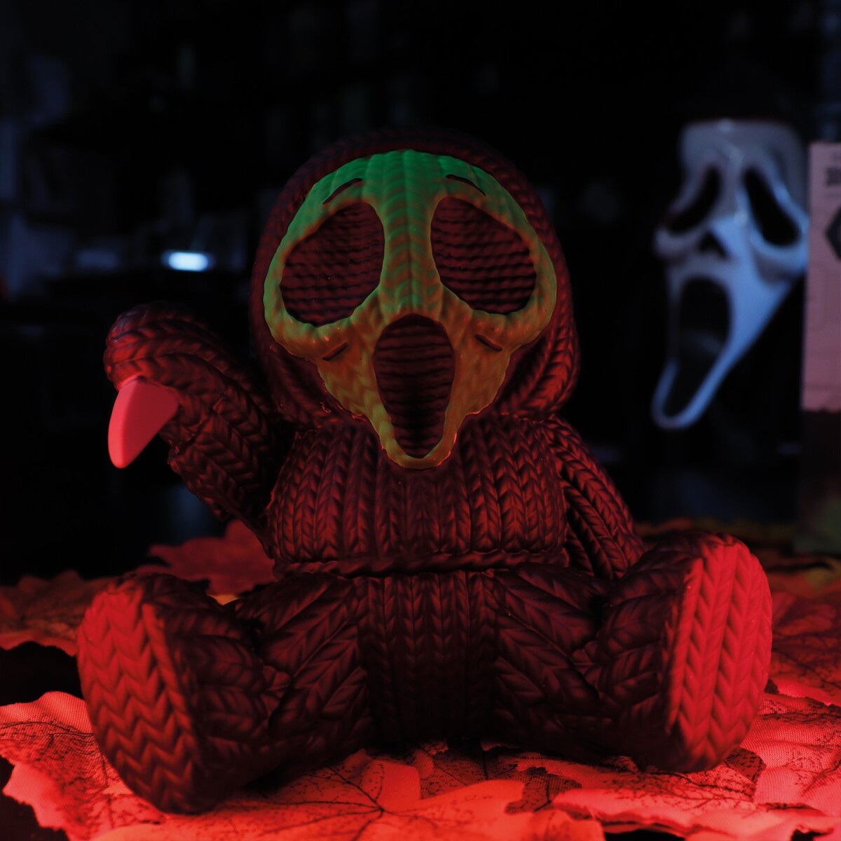 Ghostface Figur - Knit - Handmade By Robots - Grøn - 13 Cm