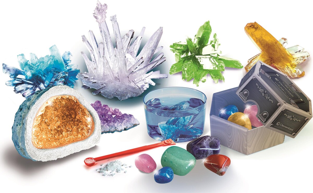 Clementoni - Krystaller Og Sten Sæt