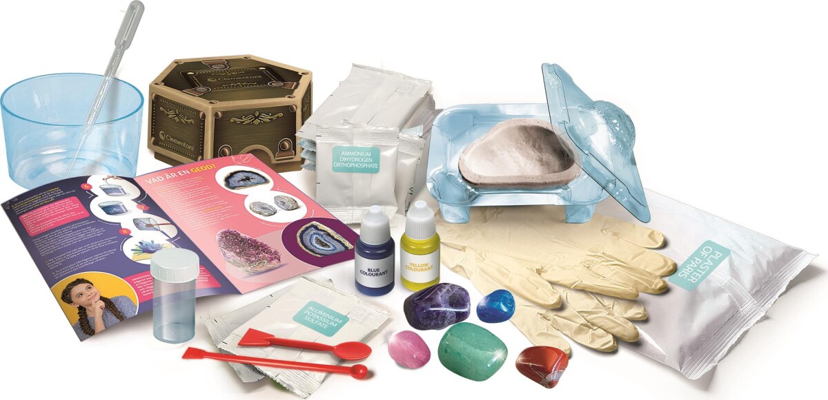 Clementoni - Krystaller Og Sten Sæt