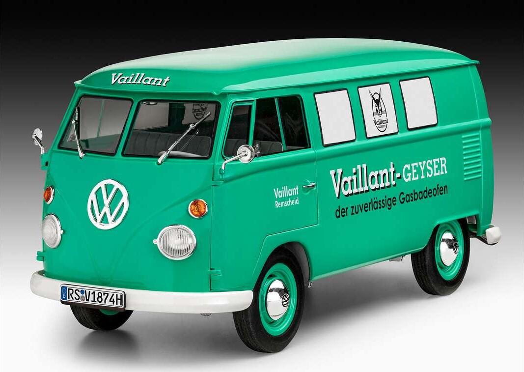 Revell - 150 Years Of Vaillant Vw T1 Bus - 1 24 - Level 5 - 05648