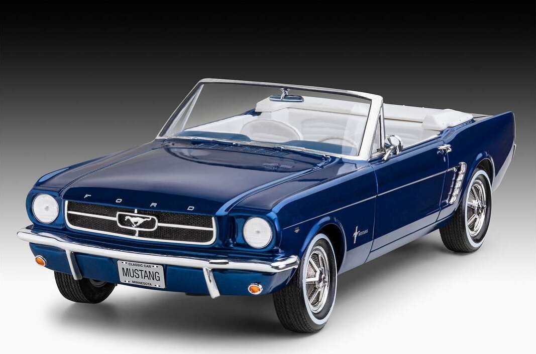 Revell - Ford Mustang Bil Byggesæt - 60 År - Level 4 - 1 24 - 05647