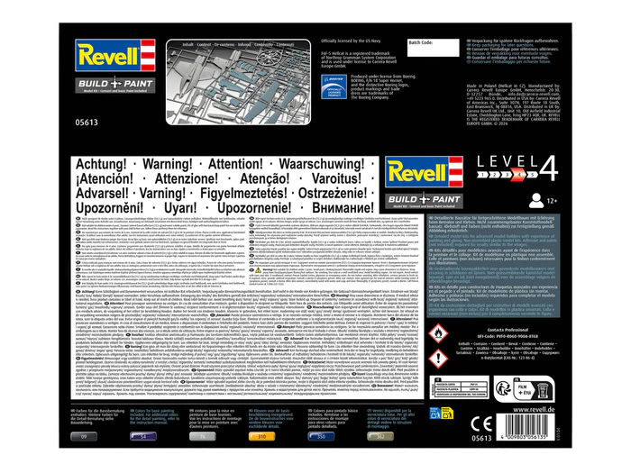 Revell 05613 - Blue Angels - 80 Years - Build Paint - 1 72