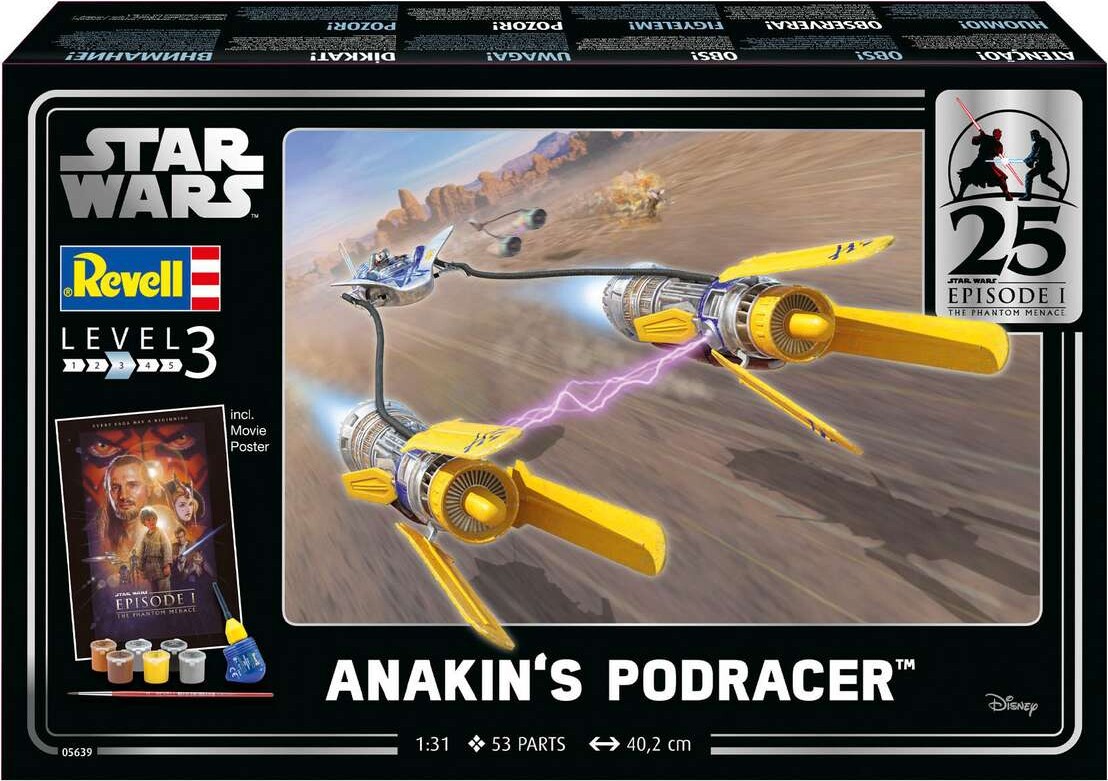 Revell - Star Wars - Anakin S Podracer - 1 131 - Level - 05639
