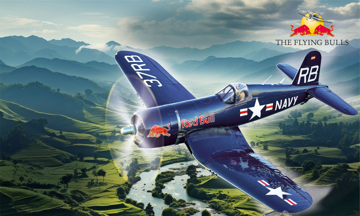 Revell - F4U-4 Corsair Flying Bulls Fly Byggesæt - 1 48 - 05641