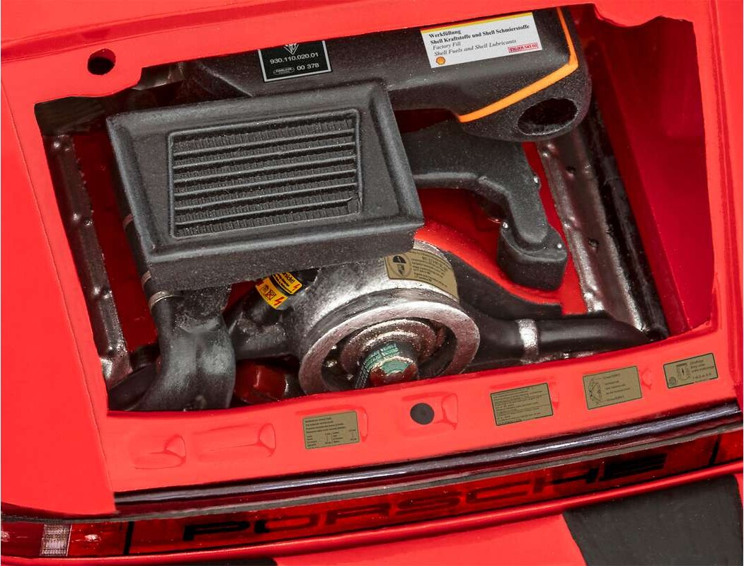 Revell - Porsche 911 Turbo Modelbil - 50 År - 1 24 - Level 4 - 05634