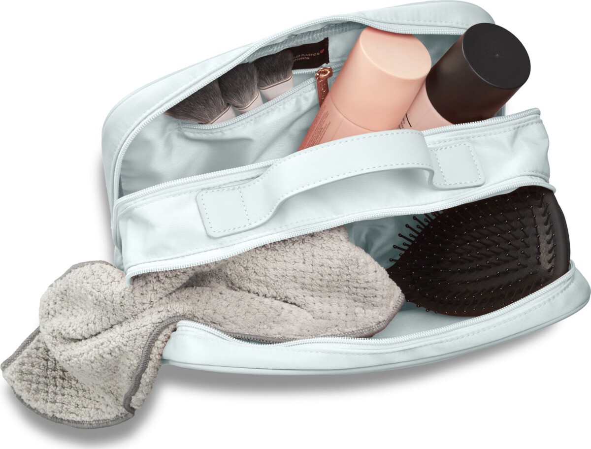 Gillian Jones - Toilettaske Med 2 Rum - Ocean - Quiltet Nylon