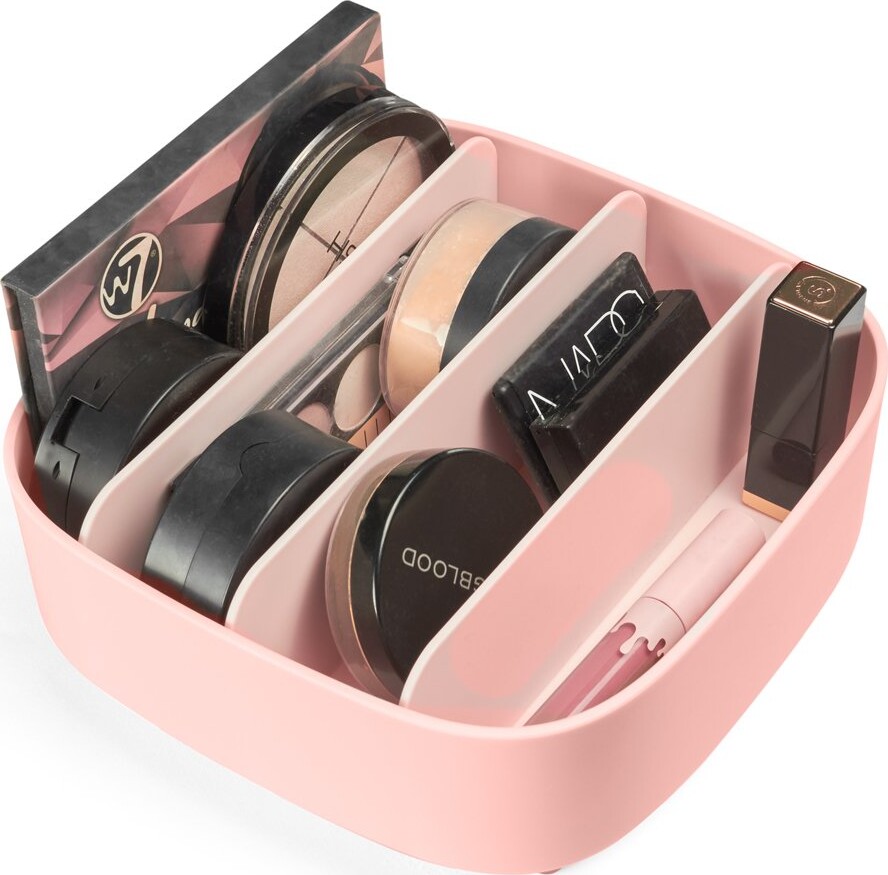 Gillian Jones - Makeup Organizer Med 4 Rum - Dusty Rose