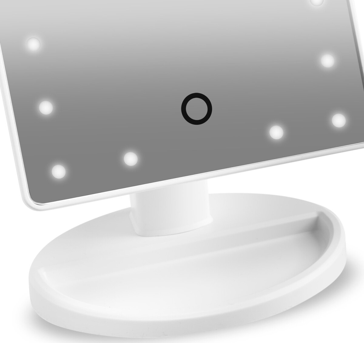 Gillian Jones - Hollywoodspejl Med Lys Og Touch - Hvid