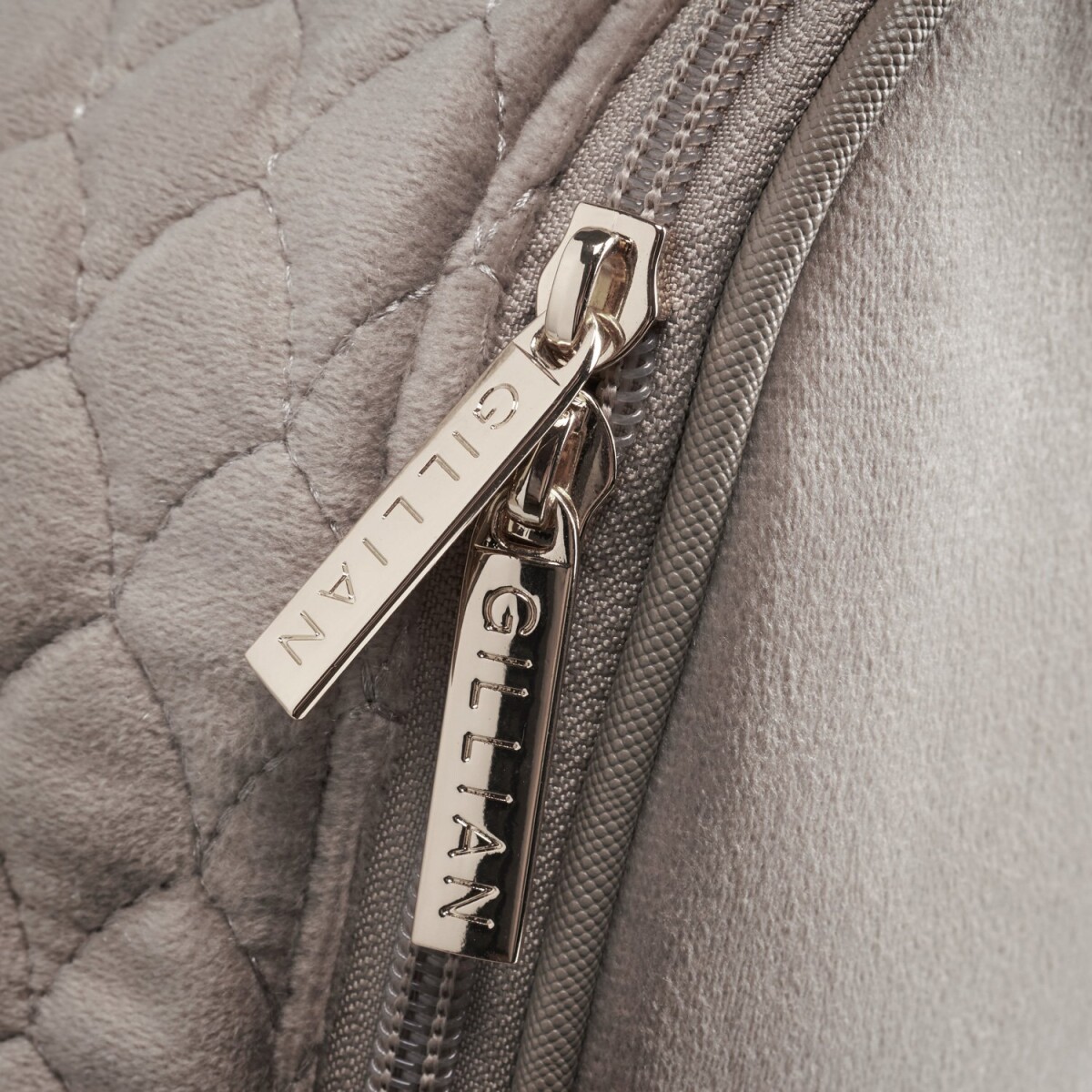 Gillian Jones - Kosmetik Toilettaske - Beige - Velour