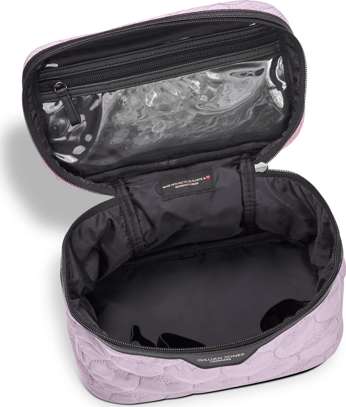 Gillian Jones - Beautyboks Toilettaske - Urban Travel - Purple Hearts