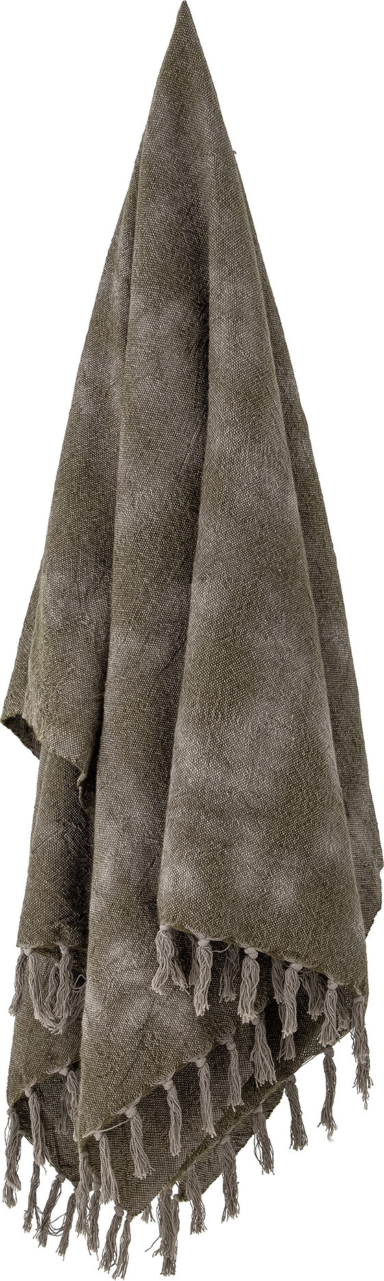 Bloomingville - Ginger Plaid - Grøn - Uld - 150X125 Cm