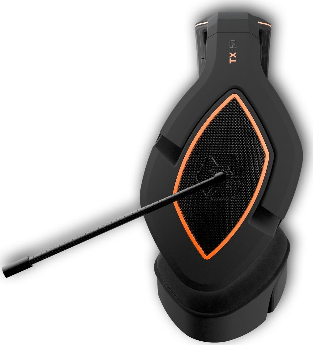 Gioteck Tx-50 - Stereo Gaming Headset Med Mikrofon - Sort Rød