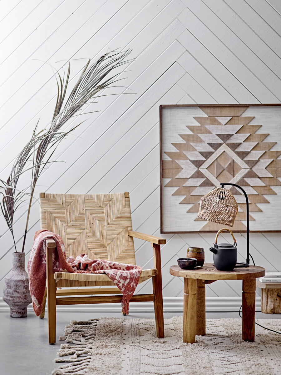 Creative Collection - Giuseppa Plaid - Brun - Bomuld - 160X130 Cm