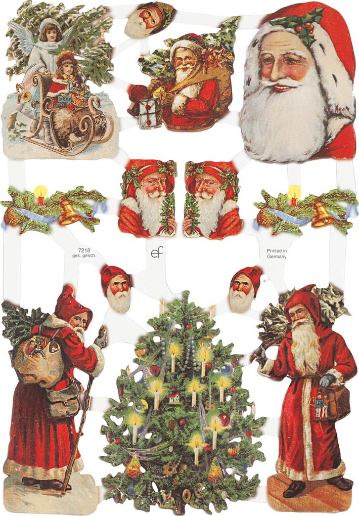 Glansbilleder - Jul - 30 Ark