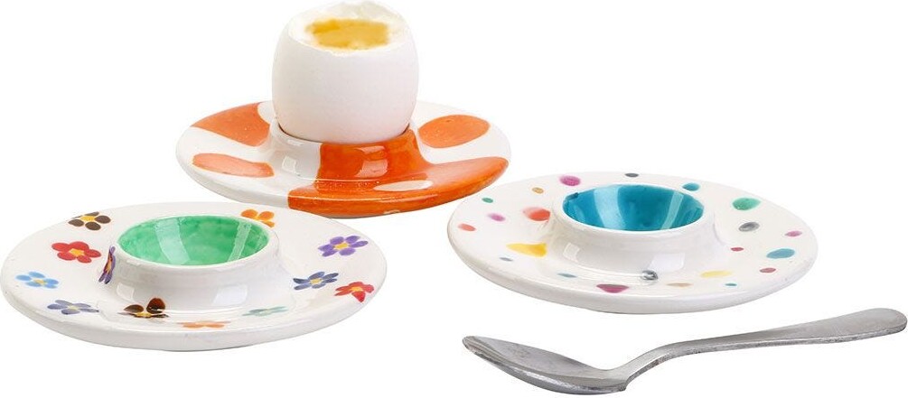Glas Og Porcelænstusser Sæt - 6 Farver