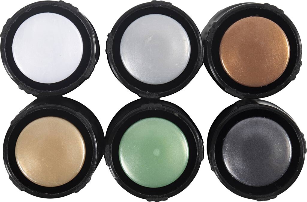 Glas- Og Porcelænstusch - Metallic - Tykkelse 1-4 Mm - Dækkende -