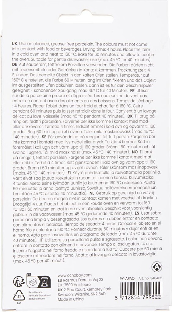 Glas- Og Porcelænstusch - Metallic - Tykkelse 1-4 Mm - Dækkende -
