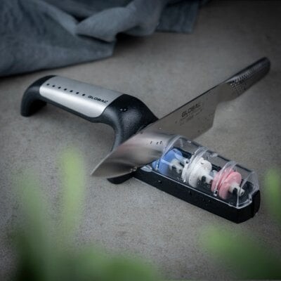 Global - Knivsliber Med 3-Hjul - Sort