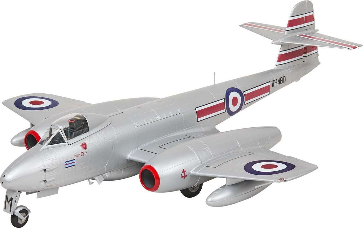 Revell 03750 - Gloster Meteor F8 Byggesæt - Build Paint - 1 32