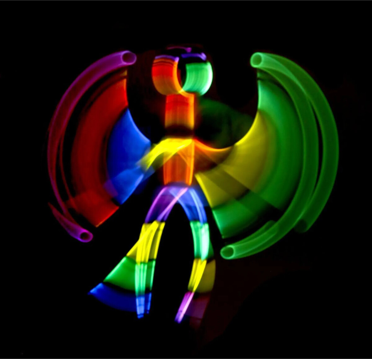 Out Of The Blue - Glow In The Dark - Dansende Figur - 47 Dele