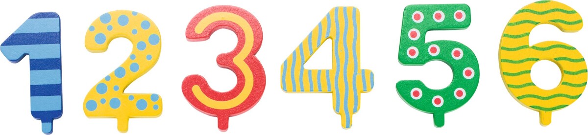 Goki - Fødselsdagstog I Træ Med Dyr Og Tal