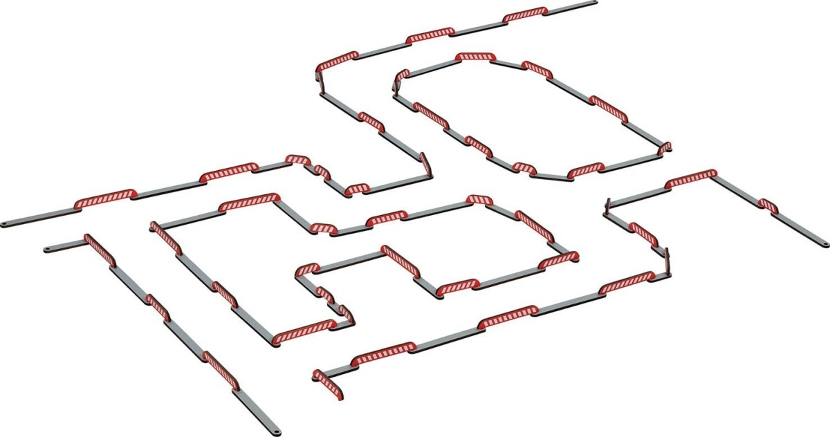 Goki - Playset Vejbyggeri Flexiroads