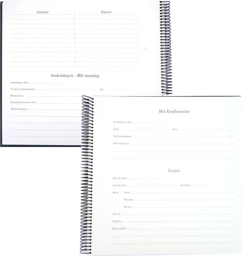 Goldbuch Spiral Konfirmation - Grå