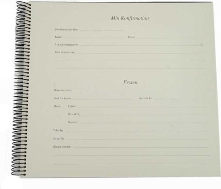 Goldbuch Spiral Konfirmation - Orange