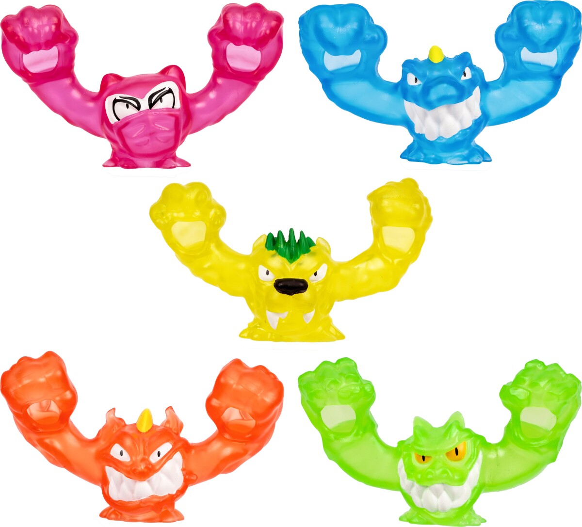 Goo Jit Zu - Meteor Madness Slingers Glow 5 Pack