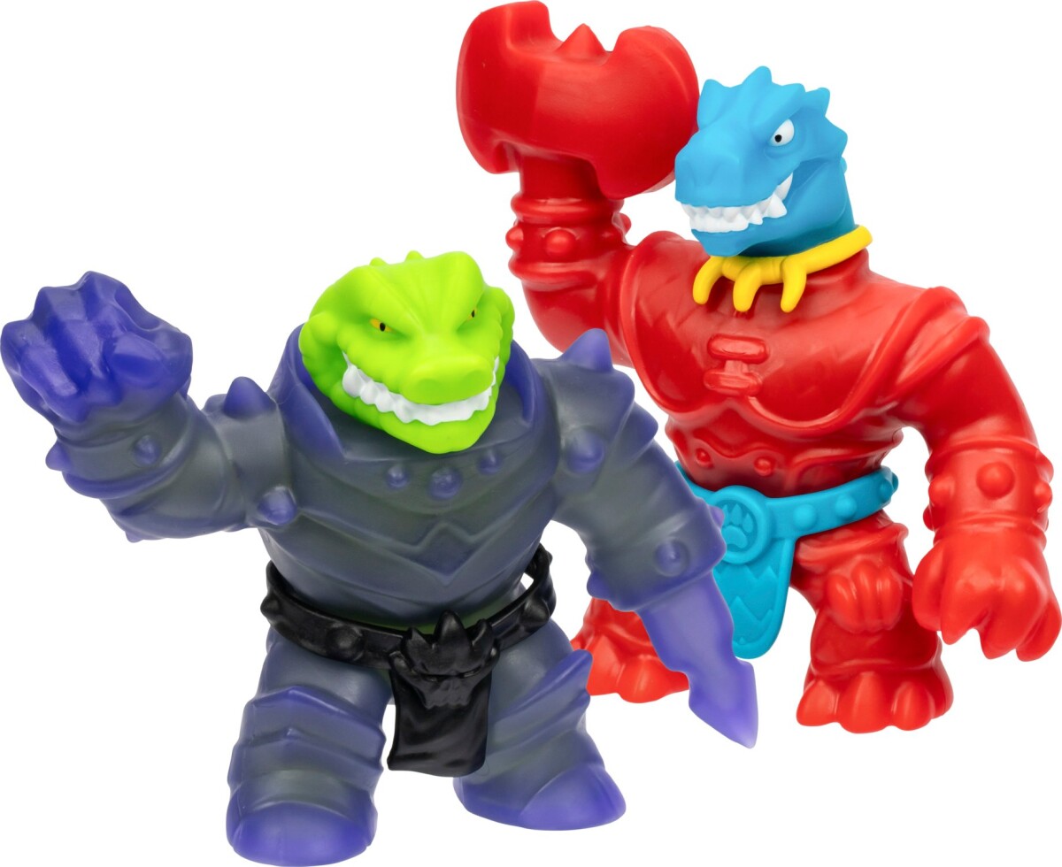 Heroes Of Goo Jit Zu - Smash Strikers - Tyro Vs Rock Jaw Figurer