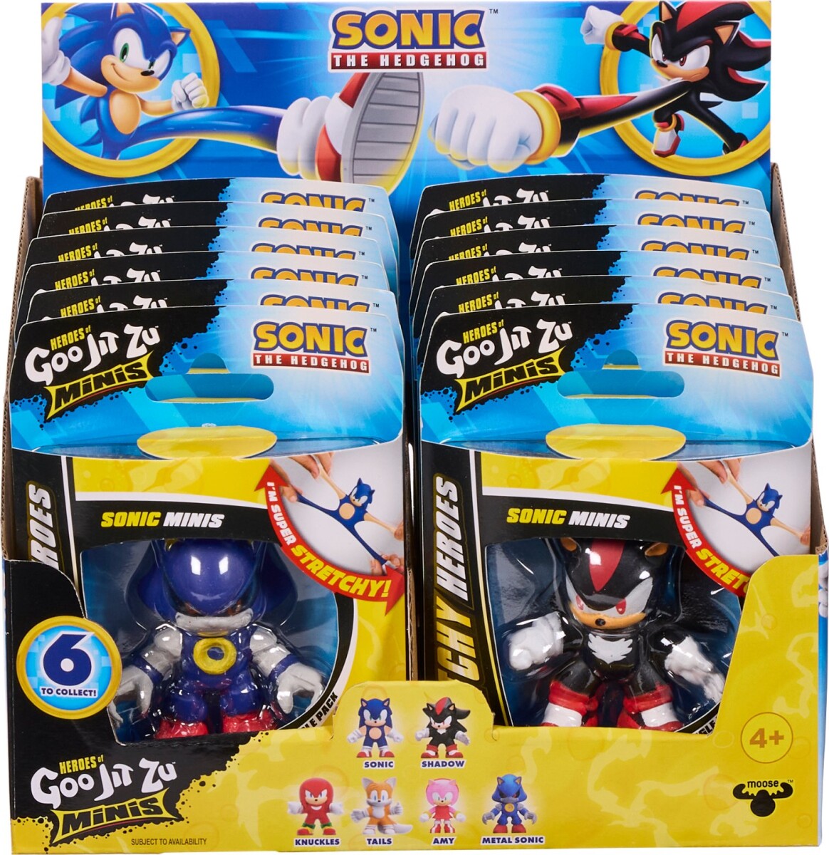 Heroes Of Goo Jit Zu Minis - Stretchy Heroes - Sonic S4 Figur