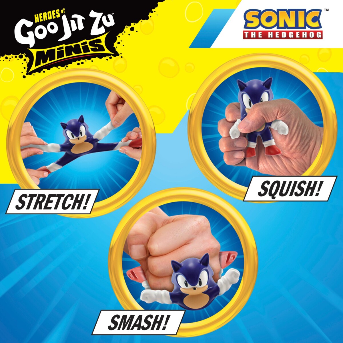 Heroes Of Goo Jit Zu Minis - Stretchy Heroes - Sonic S4 Figur