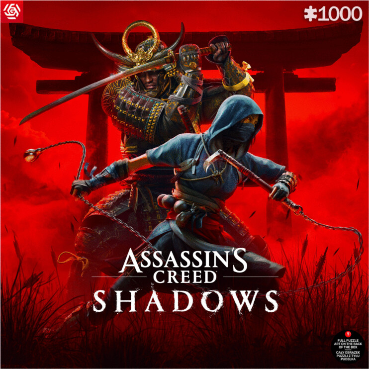 Assassin S Creed Puzzle - 1000 Brikker - Shadows Naoe Yasuke