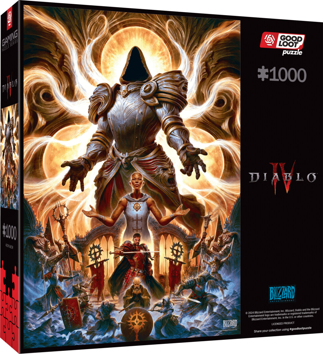 Diablo Iv Puslespil - 1000 Brikker - Inarius The Father - Good Loot