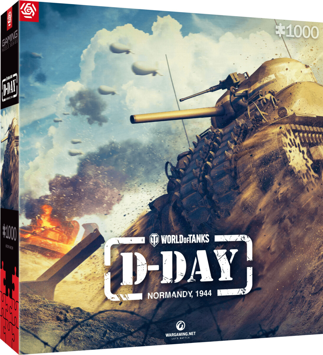 World Of Tanks D-Day Puslespil - 1000 Brikker - Good Loot