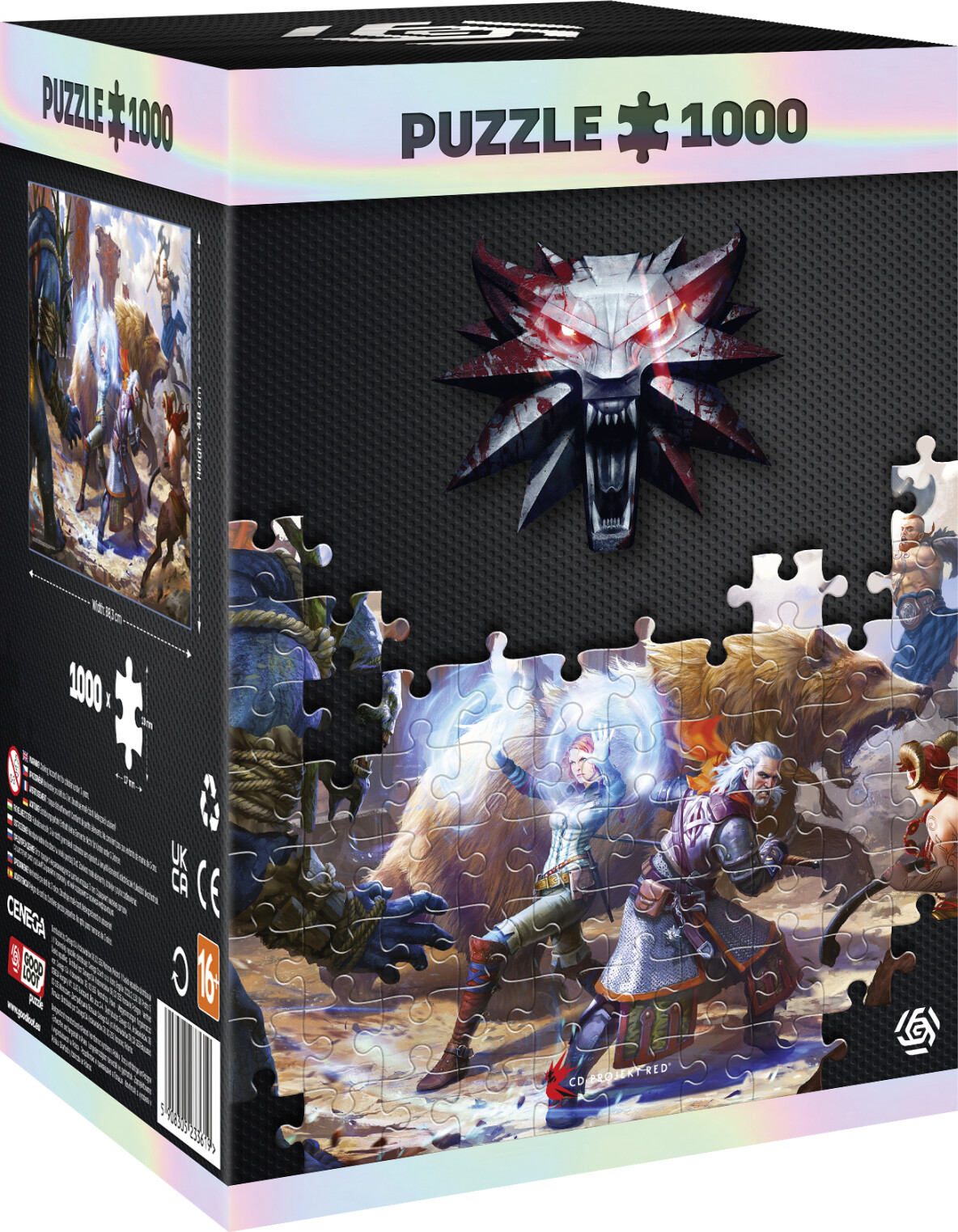 The Witcher Puzzle - 1000 Brikker - Geralt Og Triss