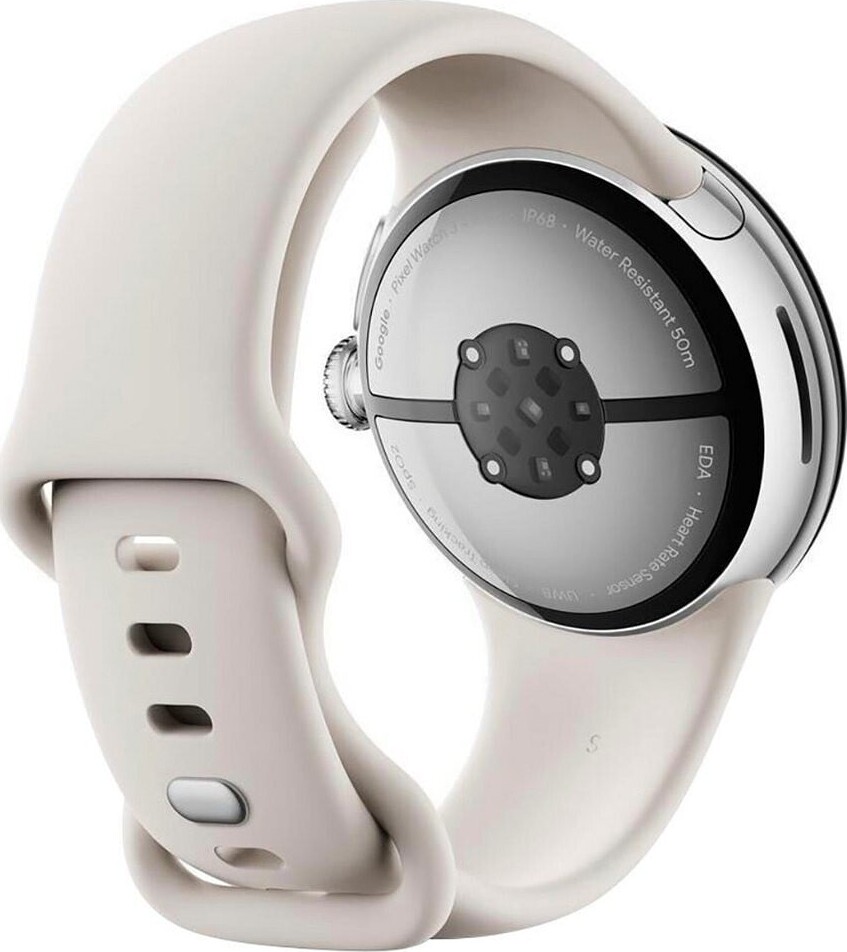 Google - Pixel Watch 3 41Mm Bluetooth Polished Silverporcelain