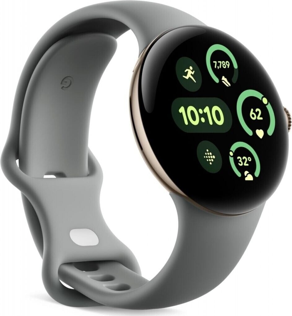 Google - Pixel Watch 3 45Mm Bluetooth Matte Hazel