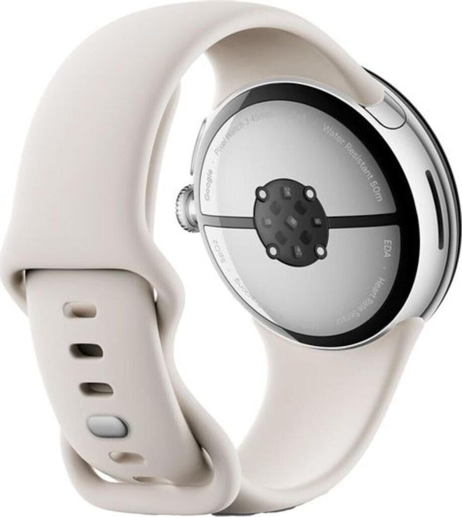 Google - Pixel Watch 3 45Mm Bluetooth Silver Porcelain