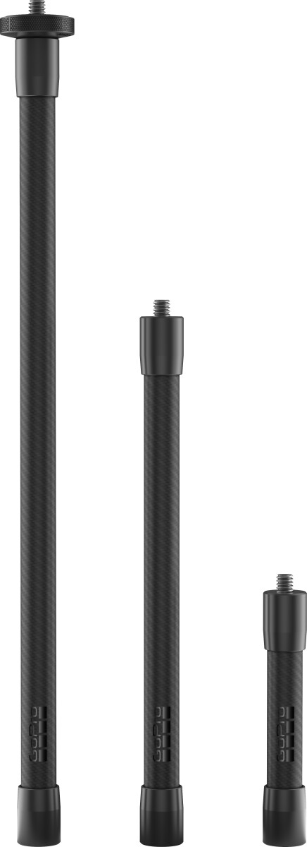 Gopro - Carbon Fiber Extension Set - Forlængerarme I Kulfiber Til 360 - Og