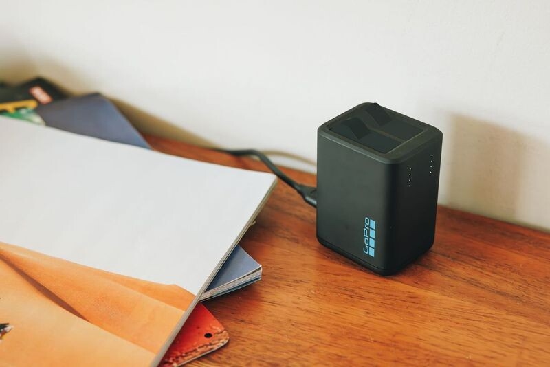 Gopro - Dobbelt Batterioplader Hero13 Sort