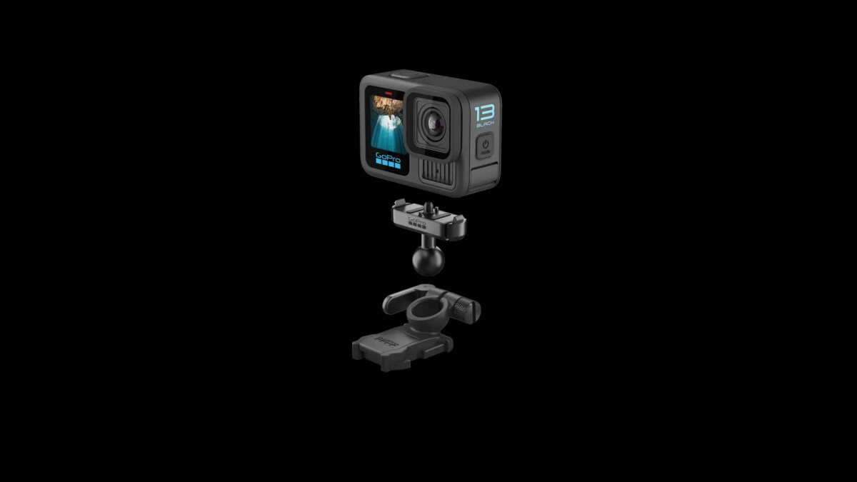 Gopro - Magnetisk Beslag Med Kugleled Lås