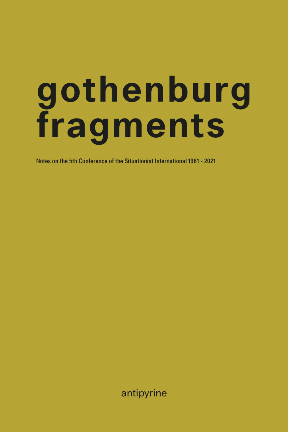 Gothenburg Fragments