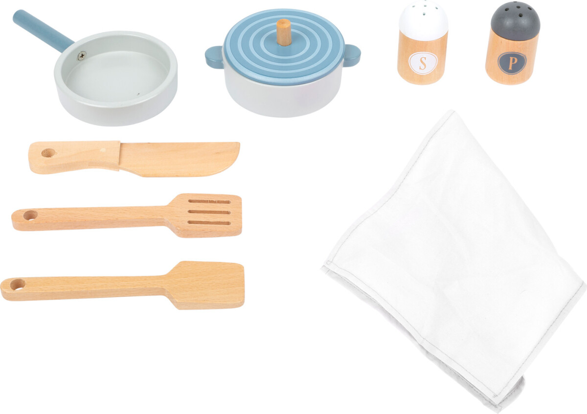 Small Foot - Legekøkken Med Tilbehør - Gourmet - Træ - Pink