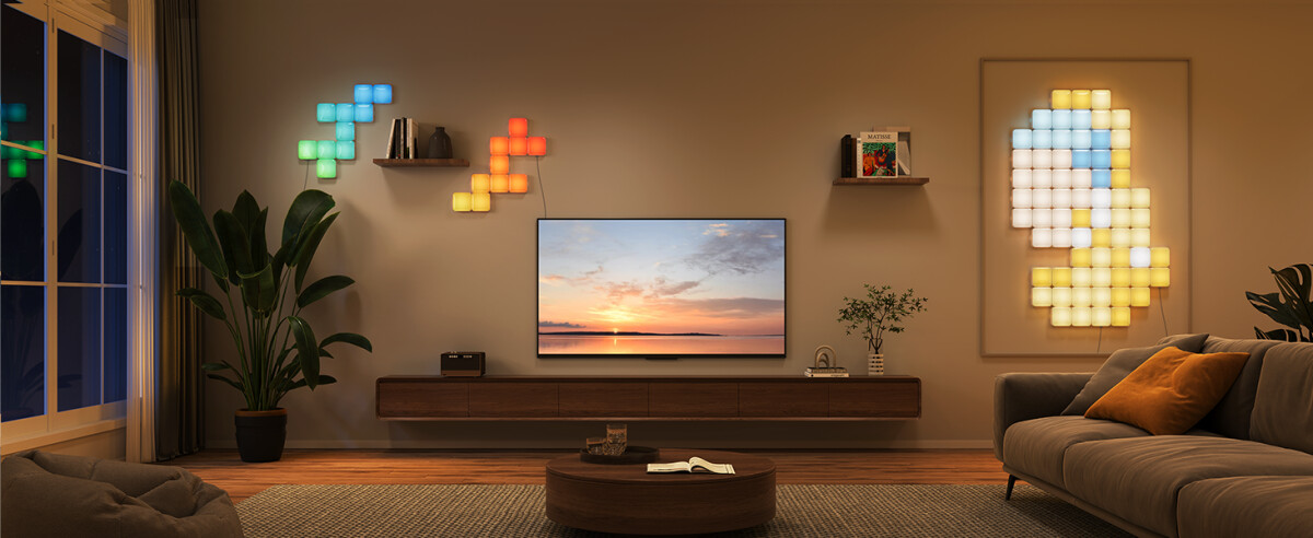 Govee - Smart Mini Panel Lights Extension 6-Pack - Udvid Dit Smarte