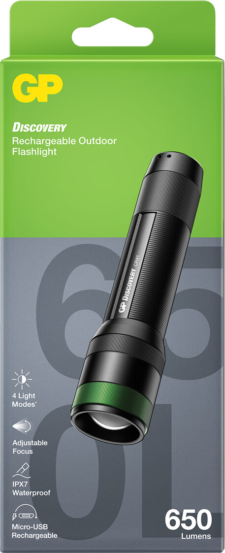 Gp Discovery Cr41 Lommelygte - 600 Lm